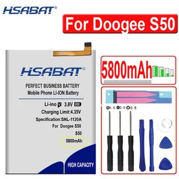 Аккумулятор HSABAT 5800 мАч для Doogee S50, запасные аккумуляторы для аксессуаров