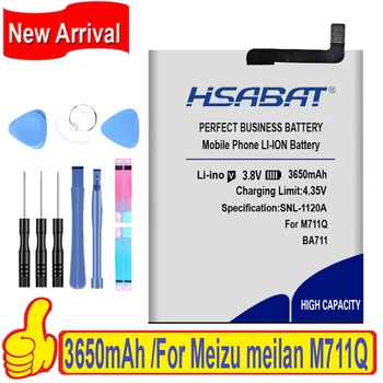 Аккумулятор HSABAT BA711 емкостью 3650 мАч для аккумуляторов Meizu meilan M711Q M711C M711M
