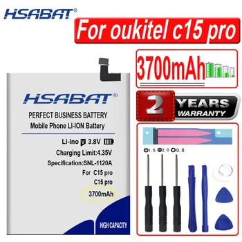 Аккумулятор высокой емкости HSABAT 3700 мАч для смартфона Oukitel C15 Pro