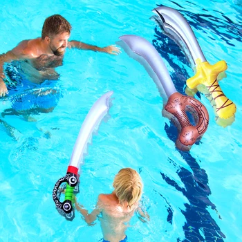Безопасная игрушка для бассейна Развивает творческие способности и воображение детей, уличные игрушки, надувной высококачественный материал Pirate Cutlass