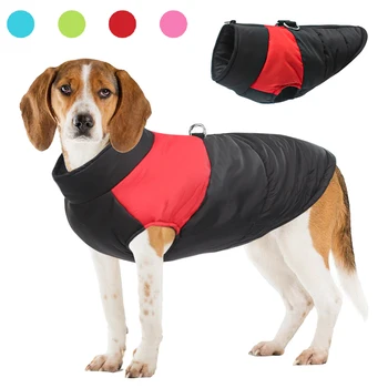 Водонепроницаемая куртка для собак, зимняя теплая одежда для собак для маленьких средних и крупных собак, костюм для щенка, пальто для французского бульдога, Йорки Чихуахуа