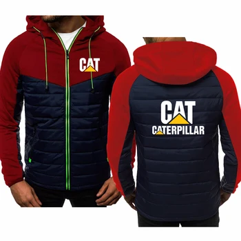 Демисезонный Мужская Куртка CAT Caterpillar На Молнии Модная Верхняя Одежда Высокого Качества Топы Harajuku Спортивная Одежда Повседневные Толстовки Толстовка 3