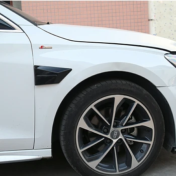 Для Audi A3 8Y Седан/Хэтчбек 2020 2021 Новый Продукт 2ШТ ABS Пианино Черное Крыло Спортивные Воздушные Украшения Автомобильные Аксессуары