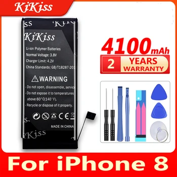 Для iPhone 8 Аккумулятор 4100 мАч Аккумуляторы большой емкости для iPhone 8 Аксессуары для мобильных телефонов + инструменты