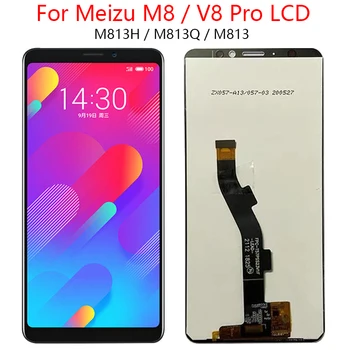 Для Meizu M8 M813Q ЖК-дисплей + Сенсорная панель Дигитайзер Экрана Для Meizu V8 ProGlobal M813H Замена дисплея M1813
