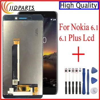 Для Nokia 6,1 ЖК-дисплей TA-1043 TA-1054 TA-1068 ЖК-дисплей с сенсорным экраном Дигитайзер в сборе 5,5 
