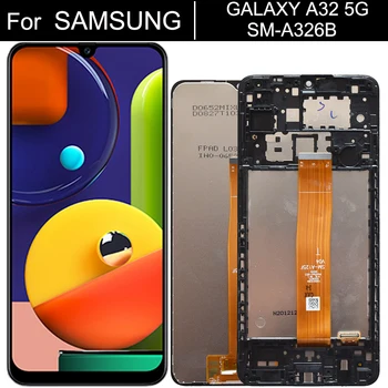 Для Samsung A32 5G A326 SM-A326B Дисплей ЖК-дисплей для Samsung A32 5G SM-A326B ЖК-дисплей Сенсорный экран для Samsung Galaxy A32 5G LCD 0