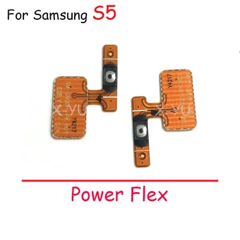 Для Samsung Galaxy S5 Включение-выключение питания Боковая кнопка регулировки громкости Гибкий кабель