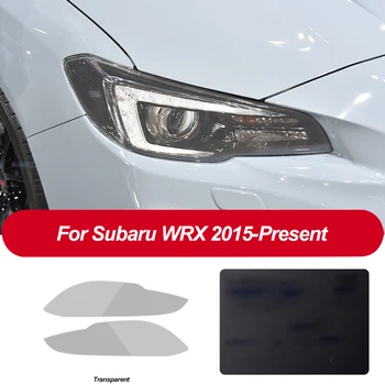Для Subaru WRX 2015-on Аксессуары 2шт Автомобильные Фары Защитная Пленка Восстановление Фар Дымовая Черная Прозрачная Наклейка из ТПУ 3