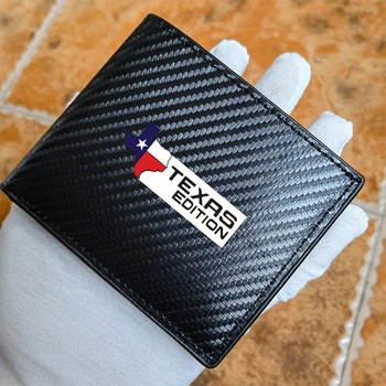 для автомобиля Ford Texas Edition car carbon fiber кожаный бумажник Пакет карт автомобильные аксессуары