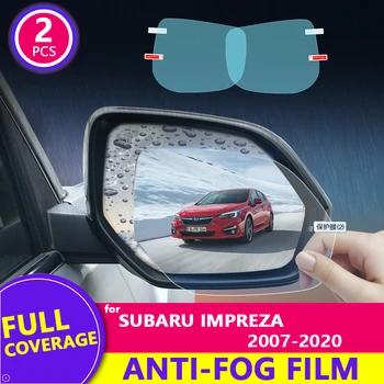 Дождевая Пленка Полное Покрытие Зеркала Заднего Вида Прозрачная Противотуманная Непромокаемая для Subaru Impreza 2007-2020 2019 Наклейки Автомобильные Аксессуары Товары