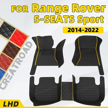 Изготовленные на Заказ Автомобильные Коврики Для Land Rover Range Rover Sport 5-Местный 2014-2022 21 2020 2019 2018 Автомобильные Накладки Для Ног Автомобильный Ковровый Чехол