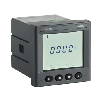 Измеритель входной панели датчика холла Acrel 75 мВ или 4-20 мА, амперметр постоянного тока для шкафа распределения электроэнергии AMC72-DI