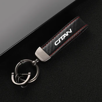 Кожаный автомобильный брелок с пряжкой в виде подковы ювелирный брелок для ключей Mercedes Benz CITAN 2012-2020 с логотипом Автомобильные аксессуары