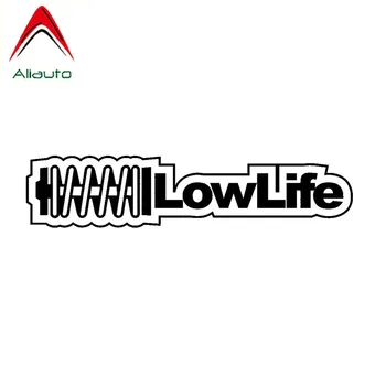 Креативная автомобильная наклейка Aliauto Low Life Автомобили, Аксессуары для мотоциклов, Виниловая наклейка для VW Nissan Suzuki Peugeot, 18 см * 4 см 0