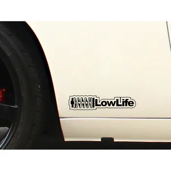 Креативная автомобильная наклейка Aliauto Low Life Автомобили, Аксессуары для мотоциклов, Виниловая наклейка для VW Nissan Suzuki Peugeot, 18 см * 4 см 1