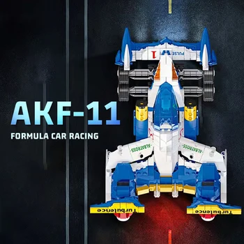 Креативный эксперт Asurada Гоночный автомобиль AKF-11 Техническая модель Строительные блоки Кирпичи Классический мультфильм Future GPX Cyber Formula Игрушки