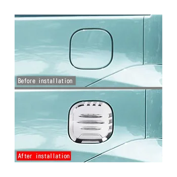 Крышка топливного бака автомобиля, накладка, защитный масляный колпачок для Toyota SIENTA 10 серии 2022 2023, хром 3