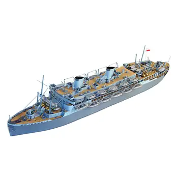 Масштабная модель 3D-головоломки в масштабе 1: 400, лодка ручной работы для украшения дома на полке