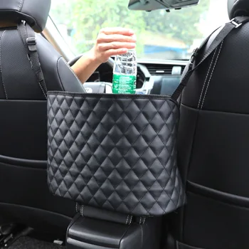 Многофункциональный органайзер для хранения автокресел, держатель сумки, сумка из искусственной кожи для хранения сидений в салоне автомобиля, сумка для хранения задних сидений, автомобильные аксессуары