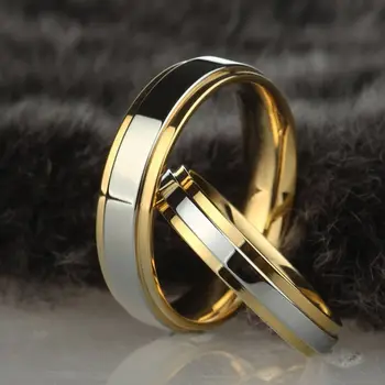Модный минималистичный набор колец для влюбленных в моду, модные обручальные кольца, кольца для мужчин и женщин, подарок ювелирных изделий