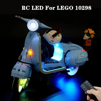 Набор светодиодных ламп для 10298 строительных блоков мотоцикла Vespa 125 (не включает модель)