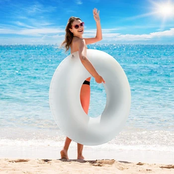 Надувное кольцо для плавания, креативные круги для плавания в бассейне из ПВХ, легкое оборудование для плавания для летней пляжной вечеринки