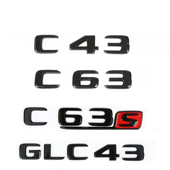 Наклейка C63S Для AMG Mercedes Benz W212 W213 W205 W204 W202 W210 W220 W221 W176 GLA CLA CLS C63S E63 GLC Наклейка На Задний Багажник Автомобиля
