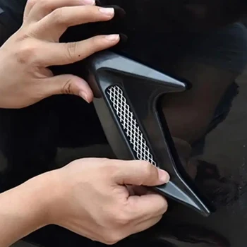 Наклейка на боковое вентиляционное отверстие автомобиля, имитирующая боковые вентиляционные отверстия, принадлежности для декоративной модификации автомобильных наклеек