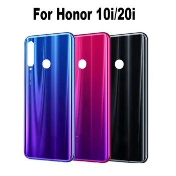 Новое для Huawei Honor 10i 20i, задняя крышка батарейного отсека, стеклянная панель, корпус задней двери