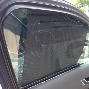 Новый Универсальный солнцезащитный козырек на боковое стекло автомобиля, солнцезащитный козырек, летняя защита, шторка для черных автоаксессуаров 0