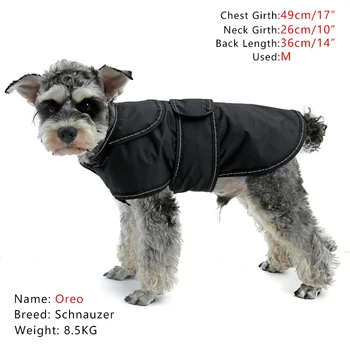 Одежда для собак 4 сезона, Размер S-3XL, в наличии Водонепроницаемая куртка со светоотражающей накладкой, теплая зимняя одежда, жилет для кошек, товары для домашних животных