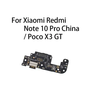 Оригинальный разъем USB-порта для зарядки платы с гибким кабелем для Xiaomi Redmi Note 10 Pro China / Poco X3 GT