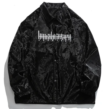 Осенняя глянцевая куртка-бомбер, мужская водонепроницаемая ветровка из искусственной кожи, пальто, уличная мода, мешковатая верхняя одежда, топы Мужской Плюс Размер 5XL