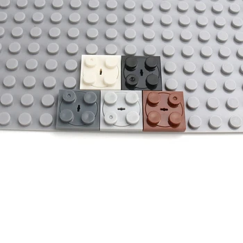 Пластина 2x2 Сверху + Основание Собирает Проигрыватель Частиц, Совместимый с 3679 + 3680 Строительными Блоками MOC Brick Tech Parts DIY Toys For Kid 2