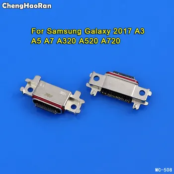 Порт зарядки ChengHaoRan Для Samsung Galaxy A3 A5 A7 A320 A320F A520 A520F A720 Разъем Micro USB Разъем Sokcet Док-станция