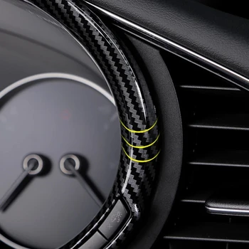 Приборная Панель Приборный Экран Декоративная Рамка Крышка Отделка ABS Из Углеродного Волокна Для Mazda 3/CX-30 CX30 2019 2020 2021 Автомобильные Аксессуары 3