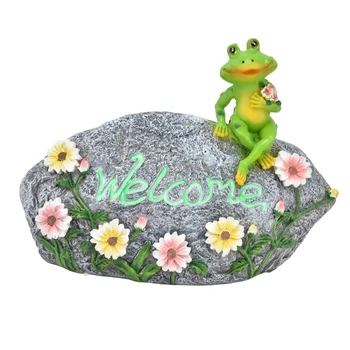 Садовая скульптура лягушки, скульптура лягушек с искусной резьбой, идеальный подарок для садоводства, цветочный горшок для дворовой террасы