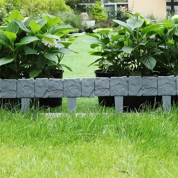 Садовое пластиковое ограждение из искусственного камня, соединяющее ограждение для сада, газон для садоводства, решетка для растений
