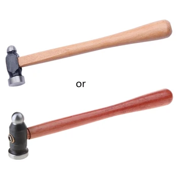 Строгальный чеканный молоток с деревянной ручкой идеально подходит для ювелиров и кузнецов, использующих инструменты для закладки хорошего качества