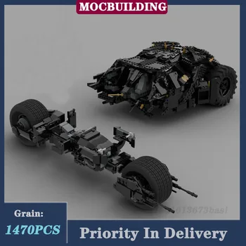 Техническая модель Batmobile серии UCS в сборе с строительными блоками Коллекция фильмов MOC Детские игрушки Подарки