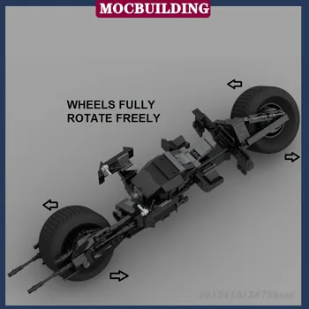 Техническая модель Batmobile серии UCS в сборе с строительными блоками Коллекция фильмов MOC Детские игрушки Подарки 5