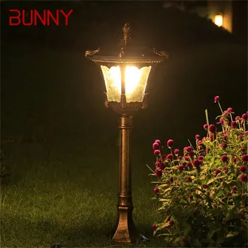 Уличные фонари для газона BUNNY Ретро Коричневый садовый светильник светодиодный Водонепроницаемый IP65 Домашний декоративный для двухуровневых