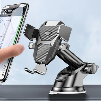 Универсальный автомобильный держатель для телефона, подставка для автомобильного крепления, поддержка мобильного телефона с GPS для iPhone 13 12 11 Pro, Xiaomi Huawei Samsung