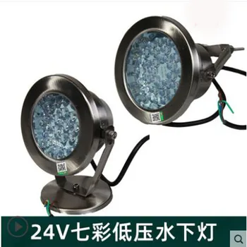 Фонтан светодиодный подводный светильник водонепроницаемый ландшафтный садовый светильник из нержавеющей стали Yongquan hole lamp низкого напряжения 24 В красочная подвеска 1