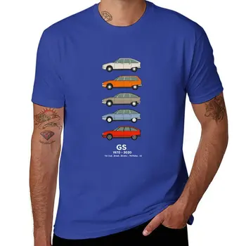 Футболка Citron GS Classic Car Collection, футболка с коротким рукавом, футболки на заказ, обычная футболка, мужская одежда