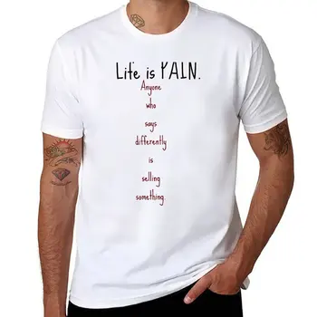 Футболка Life is Pain, забавные футболки, эстетичная одежда, мужские футболки, футболки для мужчин