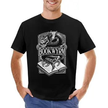 Футболка для любителей чтения Bookwyrm Bookwyrm Dragon, летний топ, эстетичная одежда, футболки для мужчин, хлопок