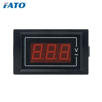 Цифровой вольтметр FATO D85, 2-проводной ЖК-цифровой панельный измерительный дисплей, тестер переменного тока 80-500 В
