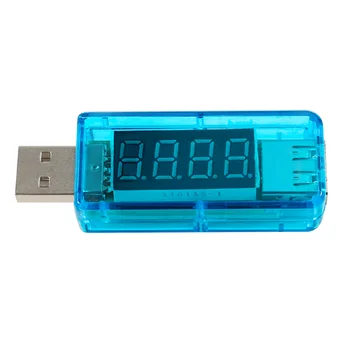 Цифровой измеритель тока зарядки мобильного устройства USB, измеритель напряжения, мини-USB зарядное устройство, вольтметр, амперметр.